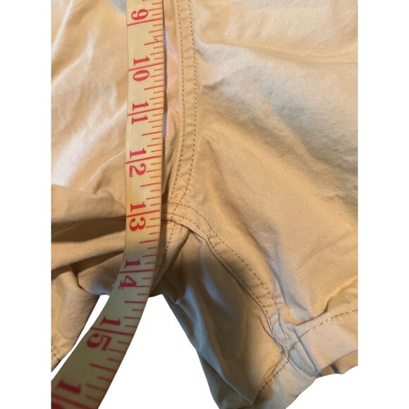 Patagonia Mens Yellow Funhoggers Shorts Yellow Pull-On 4" Cotton Trunks XL - Picture 4 of 7